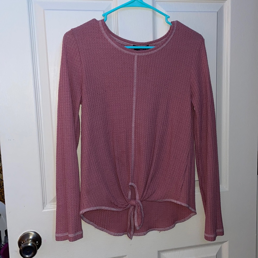 Long Sleeve Pink Shirt